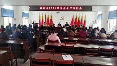沙河乡：开展安全教育培训 筑牢安全生产防线