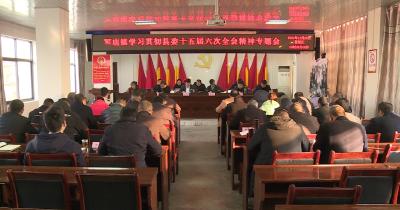 军店镇学习贯彻县委十五届六次全会精神