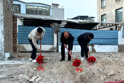 白鹤镇石堰河初级中学教师周转房开工建设