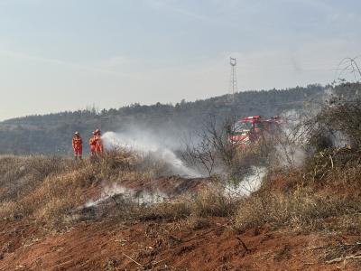 军店镇：应急演练备实战 森林防火保安全