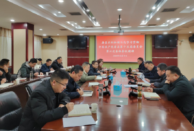 县水利和湖泊局传达学习贯彻县委十五届六次全体会议精神