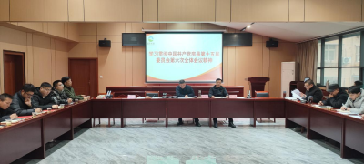 鑫茂水利集团：学习贯彻县委十五届六次全会精神