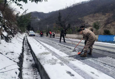上龛乡：全力除雪保畅 守护群众出行
