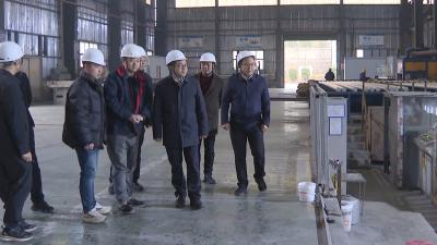 高红民来房调研工业经济“开门红”和安全生产工作