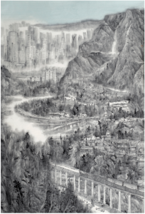 房县谷波美术作品入选国展第三届公望富春·中国山水画作品展