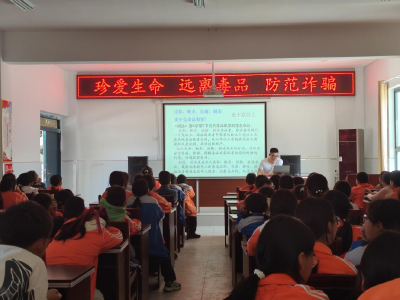 ​窑淮学校少先队开展禁毒、反诈活动