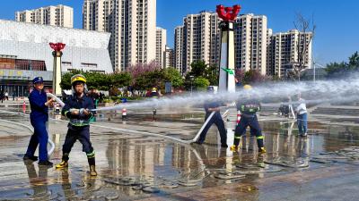 房县举行2025年消防职业技能大赛