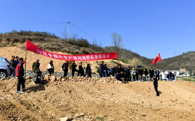 抢抓农时不负春  施肥起垄正当时——回龙乡召开烟叶生产整地施肥起垄现场会