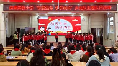 房县实验小学开展“珍爱生命 快乐成长”少先队主题队日活动