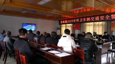 青峰镇：筑牢环卫安全防线 守护群众平安出行