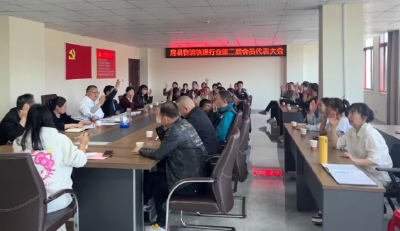 房县物流快递行业工会联合会开展换届选举