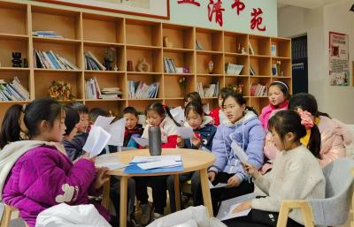 门古寺镇河兴小学：书香浸校园 “悦”读伴成长