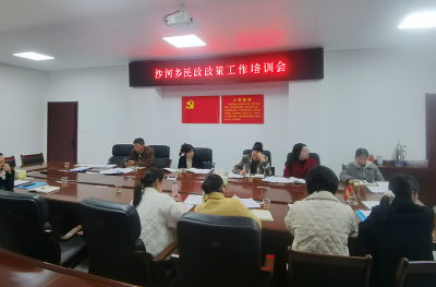 沙河乡：民政工作者集中“充电” 提升民政服务能力