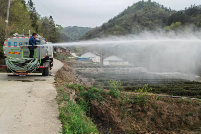 窑淮镇：抗旱保收润茶香 “移动甘霖”护茶园
