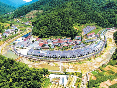 老人坪村：红绿交融绘新景