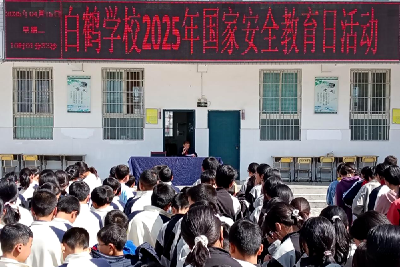 白鹤学校开展国家安全教育日活动