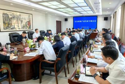 谢晓鸣主持召开全县黄精产业发展专题会