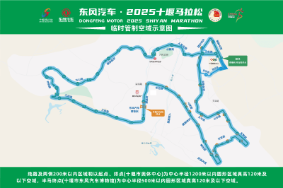 2025十堰马拉松赛事期间临时管制空域通告