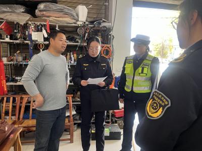 房县开展电（机）动三四轮车源头治理专项检查