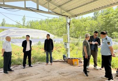 市农业农村局来房开展畜禽粪污资源化利用实地复核工作