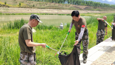房县退役军人“南水北调守井人”志愿服务队开展第46次守水护水活动