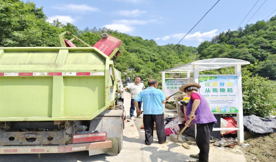 沙河乡：整治小区环境 建设美丽家园