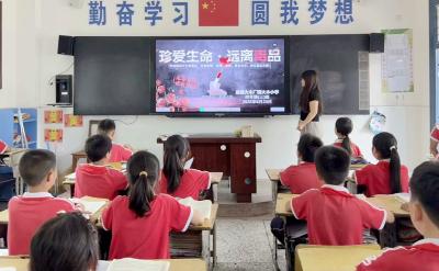 大木厂镇大木小学：禁毒知识进校园 养成健康好习惯