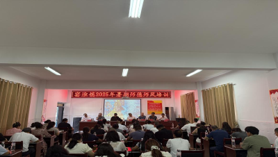 窑淮镇召开2025年师德师风集中教育会