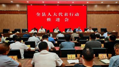 全县人大代表行动推进会召开
