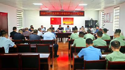房县召开2025年度安排工作退役士兵公开选岗会议