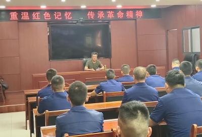 房县退役军人事务局：红色故事进消防 抗战精神励初心
