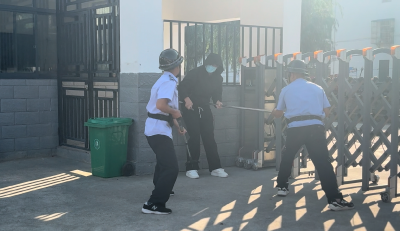 窑淮学校：反恐防暴演练  筑牢安全防线