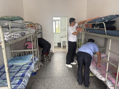 窑淮学校：开展节后校园安全排查  筑牢师生返校安全防线