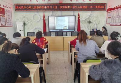 城关镇中心幼儿园召开心理健康专题会让游戏滋养童心