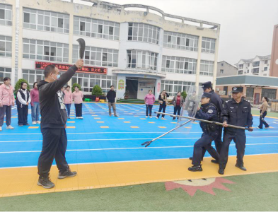 大木厂镇中心幼儿园：家校警联动筑防线 防暴演练护平安