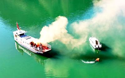 县交通运输局：实战化应急演练 提升水上协同处置能力