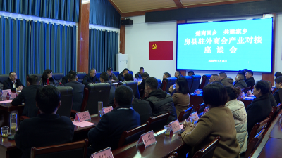 房县“楚商回乡 共建家乡”驻外商会产业对接座谈会召开