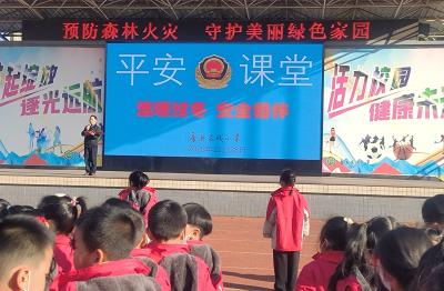 房县东城小学：平安课堂学防火 守护绿色家园