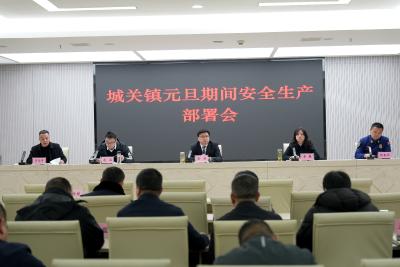 城关镇：以“三种人”担当筑牢节日安全防线