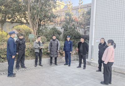 尹吉甫镇：联合排查织密冬春安全防护网