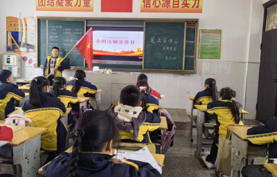 城关镇花宝小学：宪法护航成长路 法治精神润童心