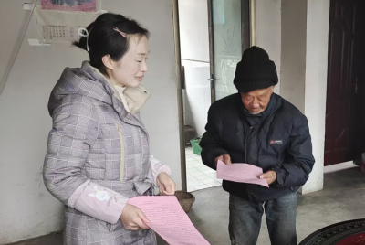 尹吉甫镇：入户宣讲传安全 守护群众暖冬安