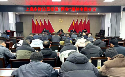 上龛乡：传达学习贯彻县两会精神