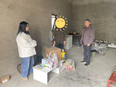 窑淮镇三岔村：暖心办年货 情暖孤儿心