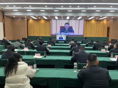 房县收听收看全市双拥和退役军人工作电视电话会