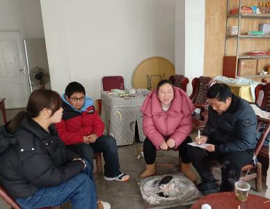 军店初中：寒假家访送温暖 沟通心灵促成长