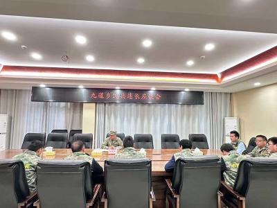 九道乡：开展民兵点验 筑牢基层堡垒