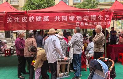 县皮肤病防治所开展麻风病疫点调查暨皮肤病义诊活动