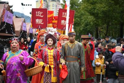 千里寻良缘 浪漫宣恩再现土司婚礼