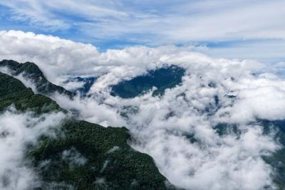 雨后初霁，巴东群峰美成了仙境！